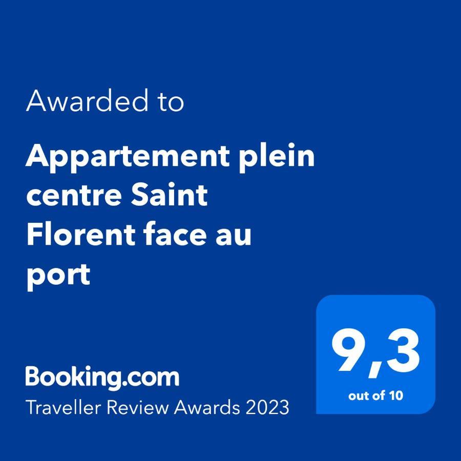 Appartement Plein Centre Saint Florent Face Au Port מראה חיצוני תמונה